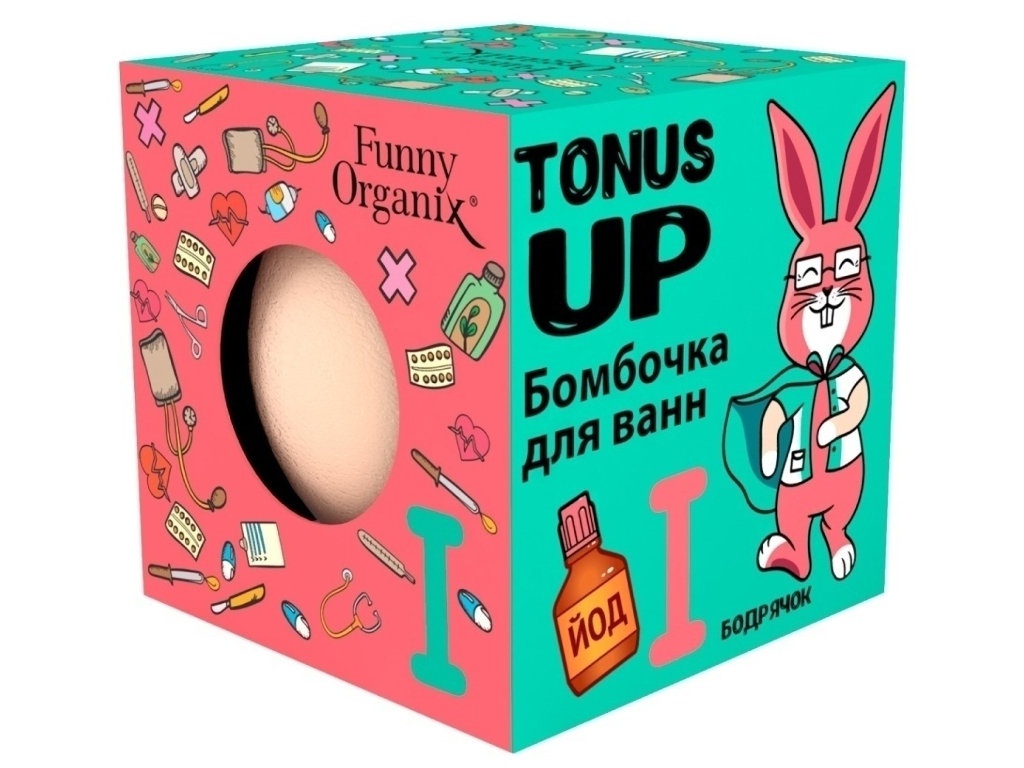 фото Бурлящий шарик funny organix tonus up 140g 7516303