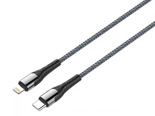 Аксессуар Ldnio LC111 USB Type-C - Lightning 1m Gray LD_B4526