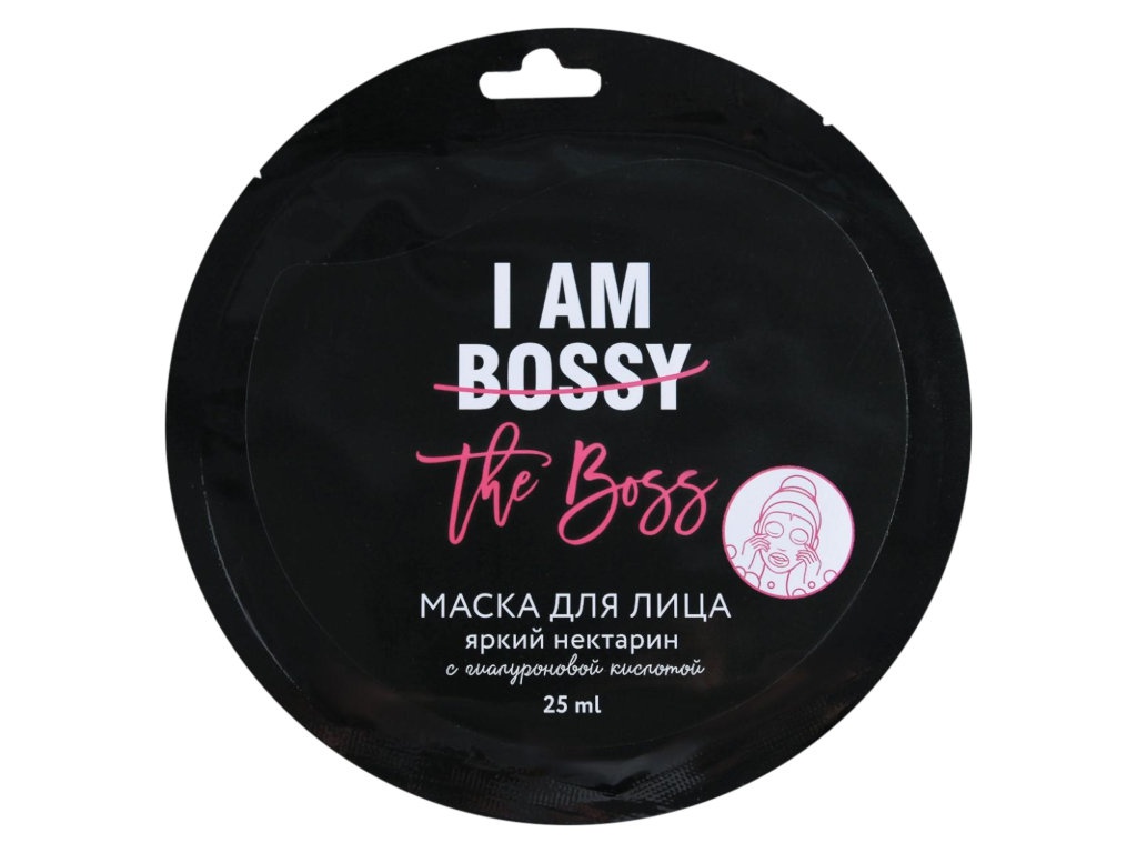 

Маска для лица Beauty Fox I Am the Boss с гиалуроновой кислотой аромат персик 25ml 5485048, 5485048