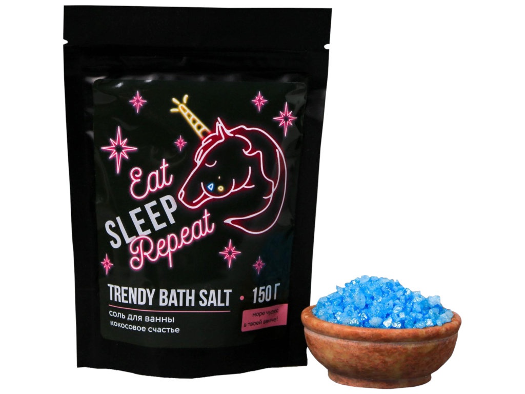 

Соль для ванн Beauty Fox Неоновый единорог с ароматом кокоса 150g 4987223, Неоновый единорог