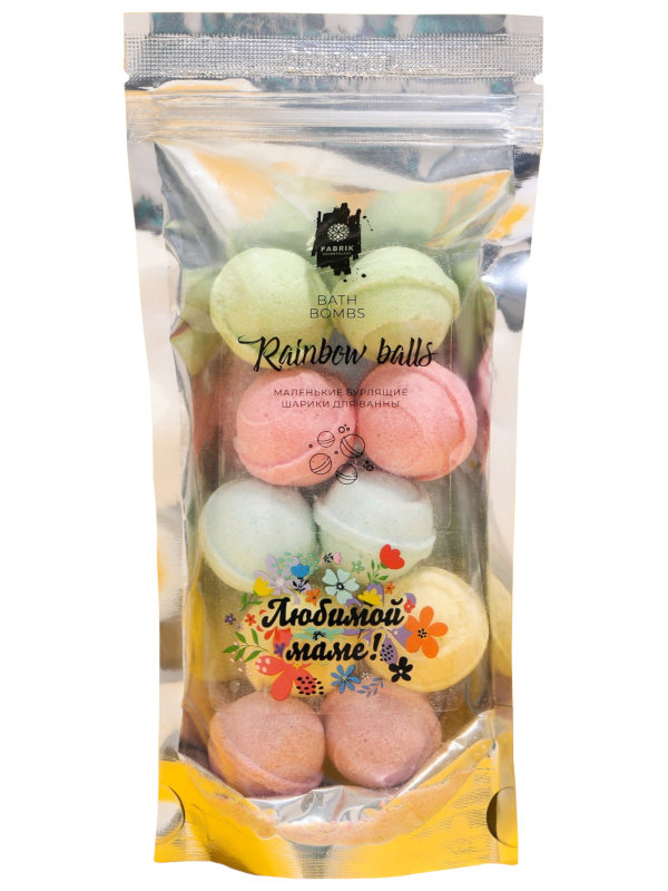 фото Бурлящий шарик rainbow balls любимой маме 150g 7752810