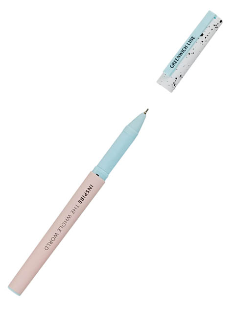 Ручка шариковая Greenwich Line Beauty Shapes 0.7mm стержень Blue GL_24401/Pbl_32639