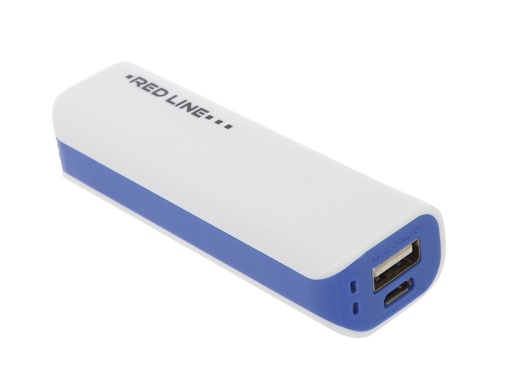 фото Внешний аккумулятор red line r-3000 power bank 3000mah blue ут000008704 выгодный набор + серт. 200р!!!