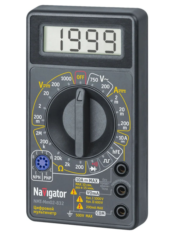 Мультиметр Navigator NMT-Mm02-832 82 431