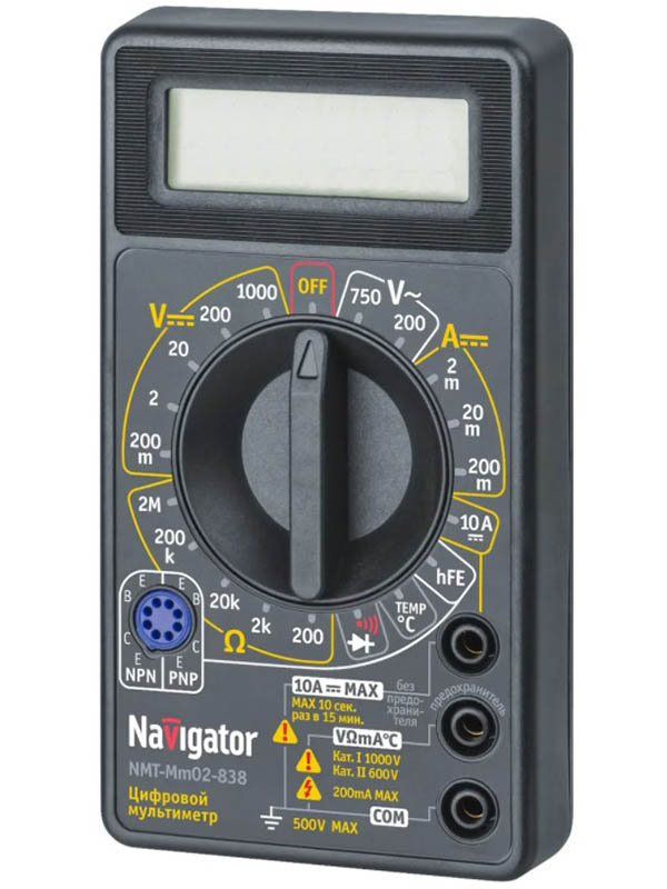 Мультиметр Navigator NMT-Mm02-838 82 432