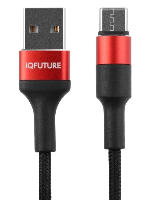 фото Аксессуар iqfuture usb type-c - usb 2a 1.2m iq-uc2a