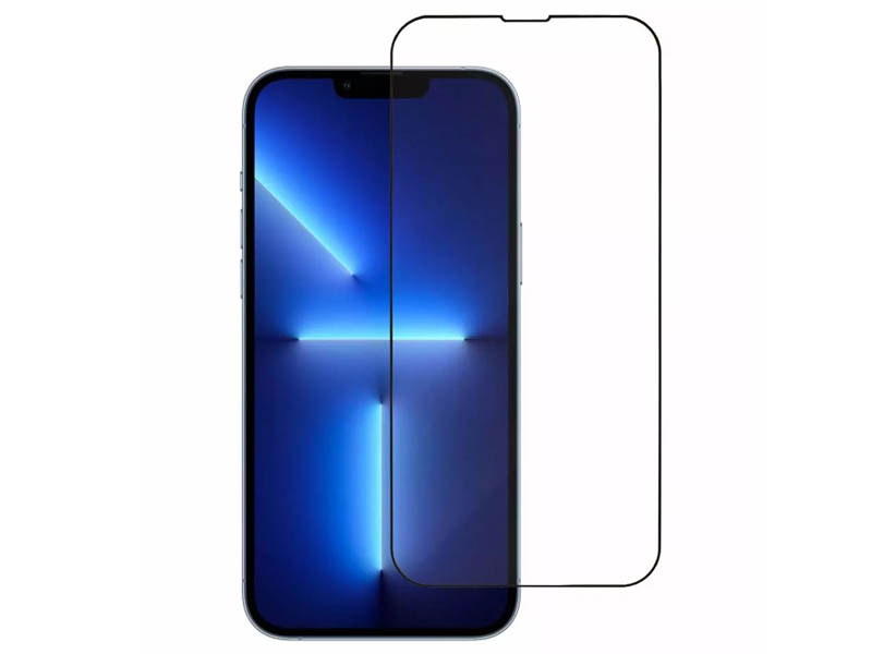 Защитное стекло Zibelino для APPLE iPhone 13 / 13 Pro 3D с защитой динамика от пыли Black ZTG-3D-DP-APL-13-PRO-BLK for iphone 11 pro 100set battery black adhesive strip sticker