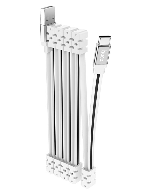

Аксессуар Hoco U103 USB 3.0A - Type-C TPE 1m White 6931474750204, U103