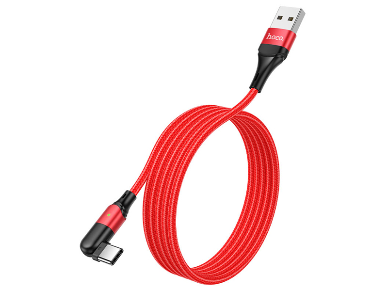 

Аксессуар Hoco U100 USB 3.0A - Type-C 1.2m Red 6931474747938, U100
