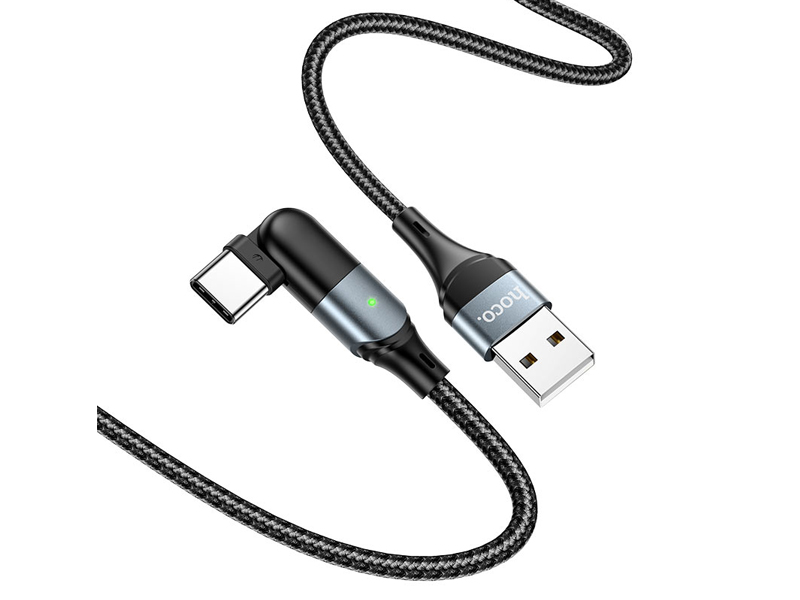 

Аксессуар Hoco U100 USB 3.0A - Type-C 1.2m Black 6931474747921, U100