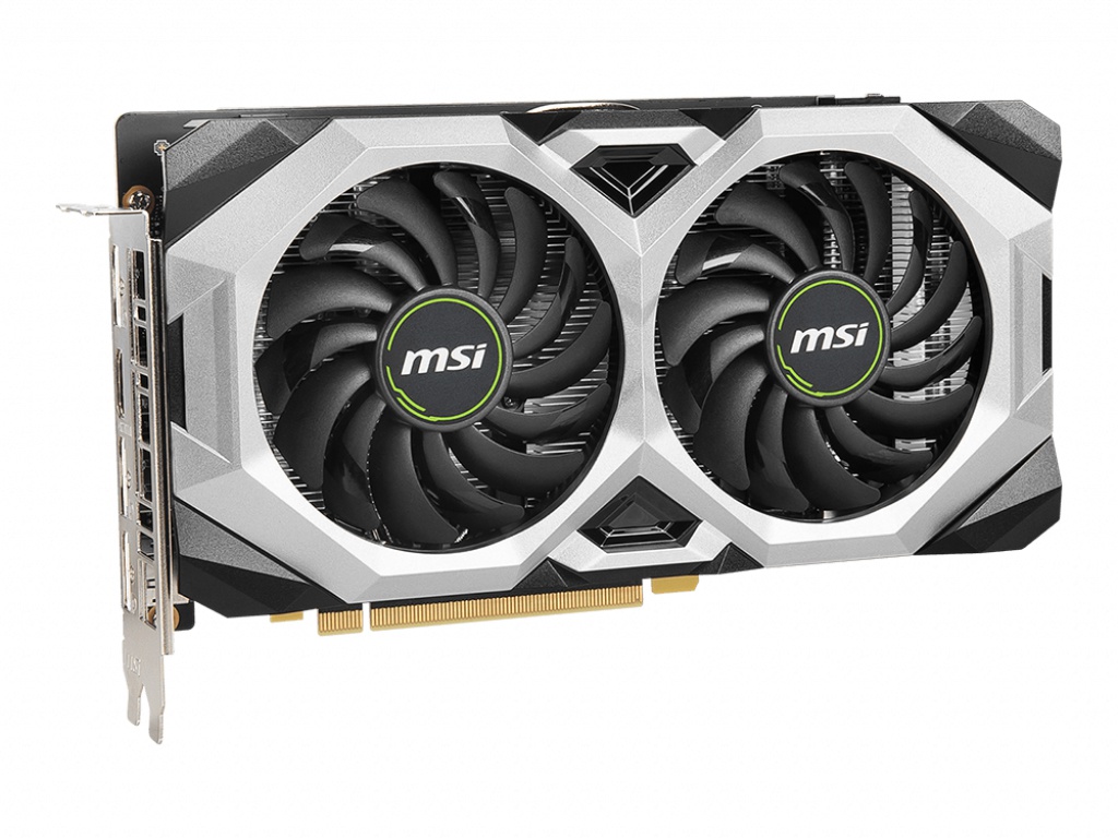 фото Видеокарта msi geforce rtx 2060 1650mhz pci-e 3.0 12288mb 14000mhz 192 bit hdmi 3xdp rtx 2060 ventus 12g