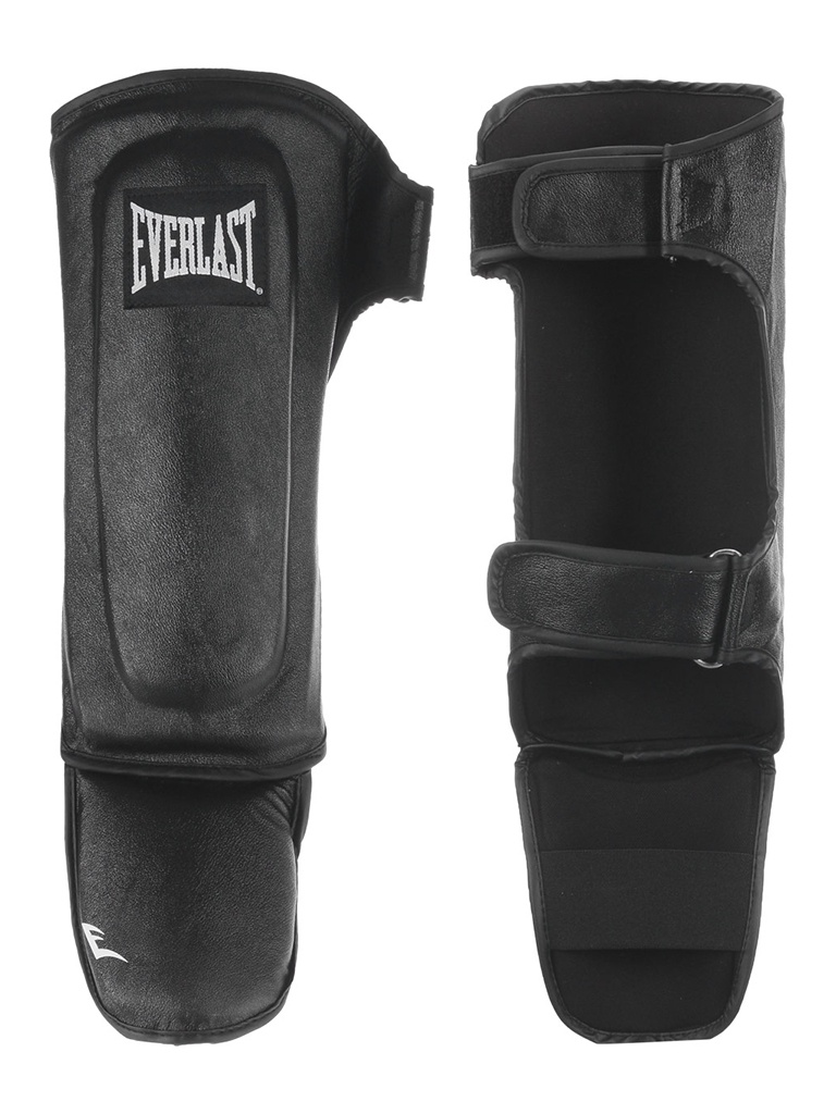 фото Защита голени и стопы everlast martial arts leather shin-instep s/m black 7750smu