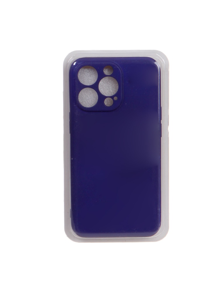 фото Чехол innovation для apple iphone 13 pro soft inside blue 33166