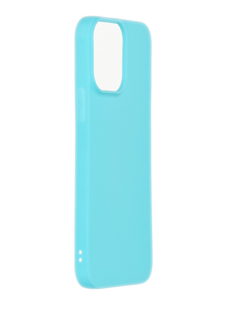 фото Чехол pero для apple iphone 13 pro max soft touch turquoise cc1c-0122-ty