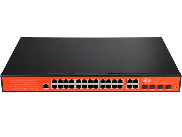 

Коммутатор Wi-Tek WI-PMS328GF, WI-PMS328GF