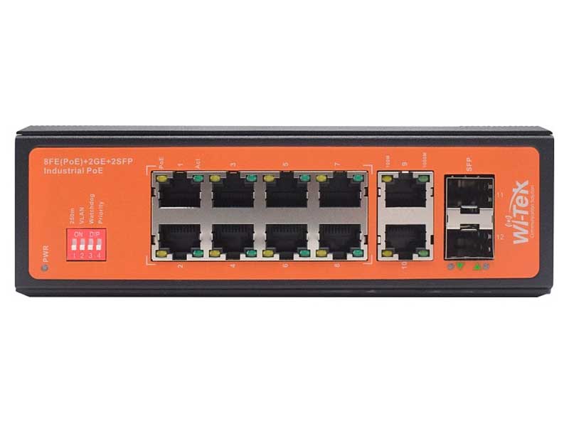 

Коммутатор Wi-Tek WI-PS212GF-I, WI-PS212GF-I