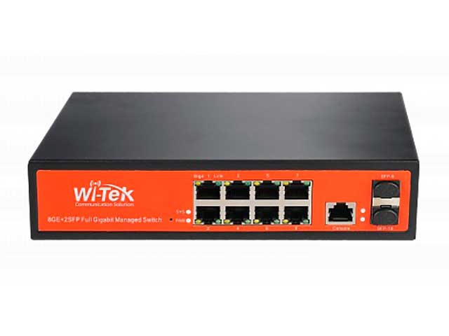 

Коммутатор Wi-Tek WI-MS310GF, WI-MS310GF