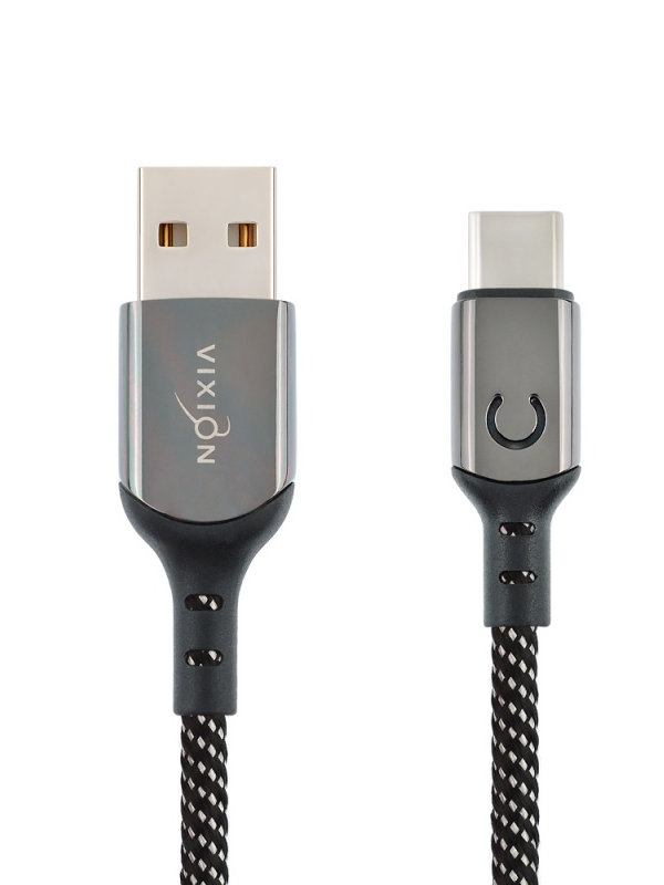 

Аксессуар Vixion K9 Ceramic USB - USB Type-C 1m Black-White GS-00015791, K9 Ceramic