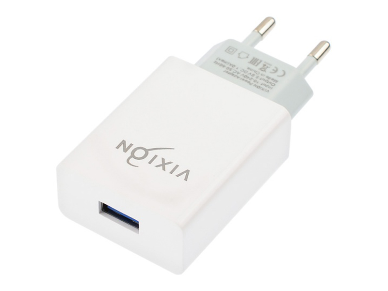 фото Зарядное устройство vixion l4i 1xusb 1a + кабель lightning 1m white gs-00015721