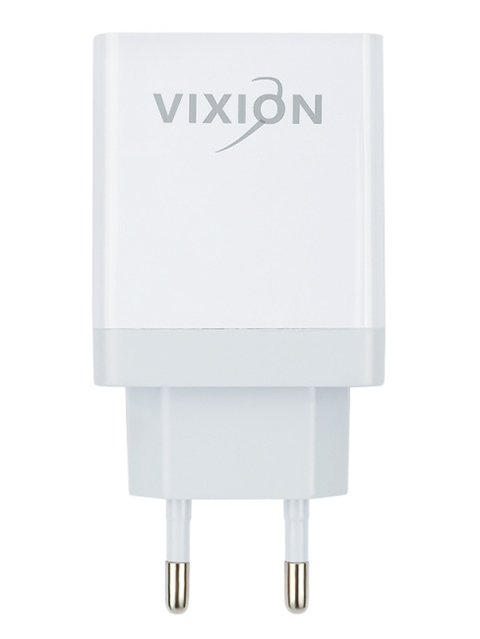 Зарядное устройство Vixion L10 1xUSB 3A + 1-Type-C Power Delivery 18W White GS-00006406