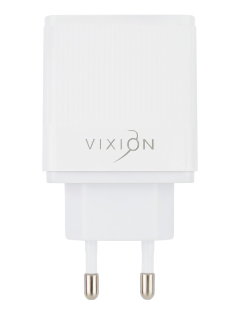 фото Зарядное устройство vixion h2c 1xusb qc 3.0 + 2xusb 2.4a + кабель type-c 1m white gs-00008312