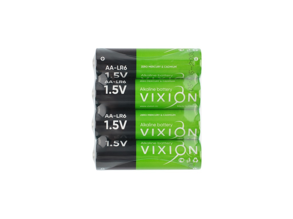 Батарейка AA - Vixion alkaline LR6 4шт GS-00008882
