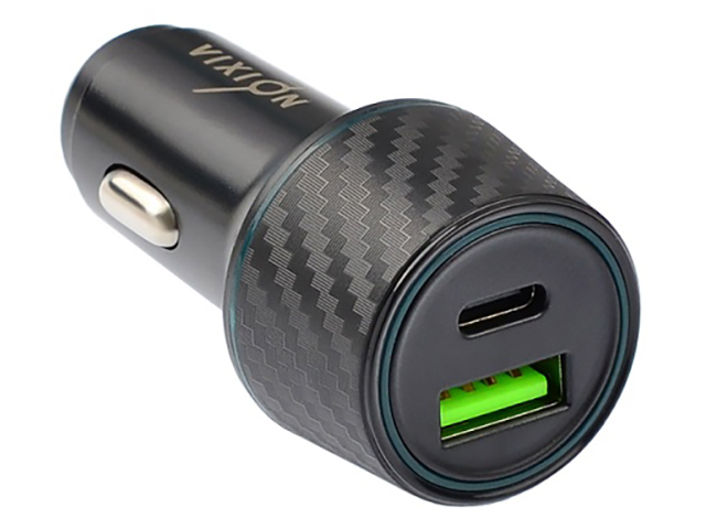 Зарядное устройство Vixion U7 Fast Charger 1xUSB 3A USB Type-C 38W Black GS-00022437
