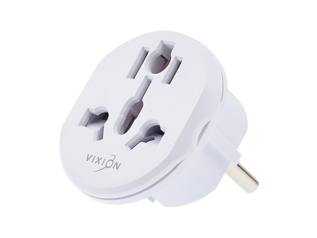 

Аксессуар Переходник Vixion AD72 UK/US/CN - EU White GS-00023494, AD72