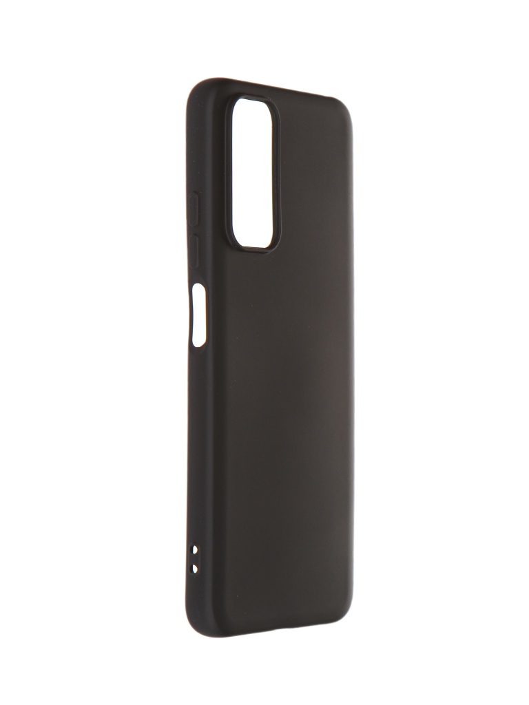 Чехол DF для Xiaomi Redmi Note 11 Global / 11s Global с микрофиброй Silicone Black xiOriginal-26