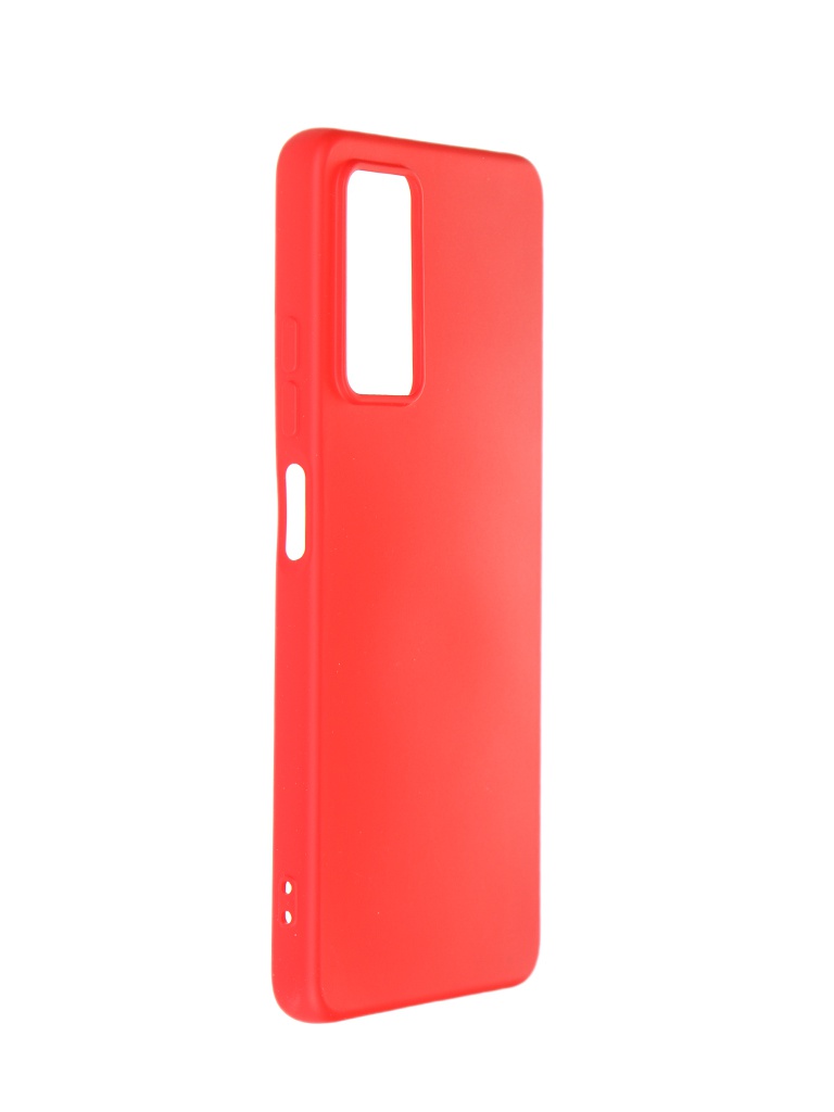 Чехол DF для Xiaomi Redmi Note 11 Pro / 11 Pro 5G с микрофиброй Silicone Red xiOriginal-27