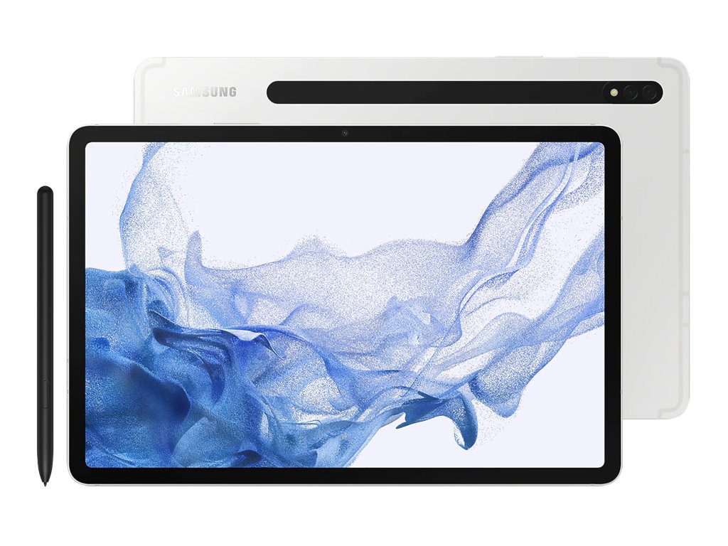 

Планшет Samsung Galaxy Tab S8 Wi-Fi 128Gb Silver SM-X700NZSASER (Snapdragon 8 Gen 1 1.7Ghz/8192Mb/128Gb/Wi-Fi/Bluetooth/Cam/11.0/2560x1600/Android), Samsung Galaxy Tab S8