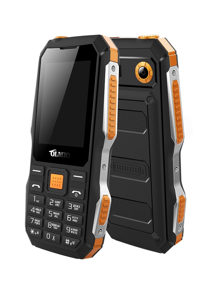 Сотовый телефон Olmio X04 Black-Orange 43989