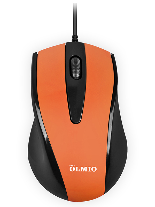 

Мышь Olmio CM-07 Black-Orange 43972, CM-07