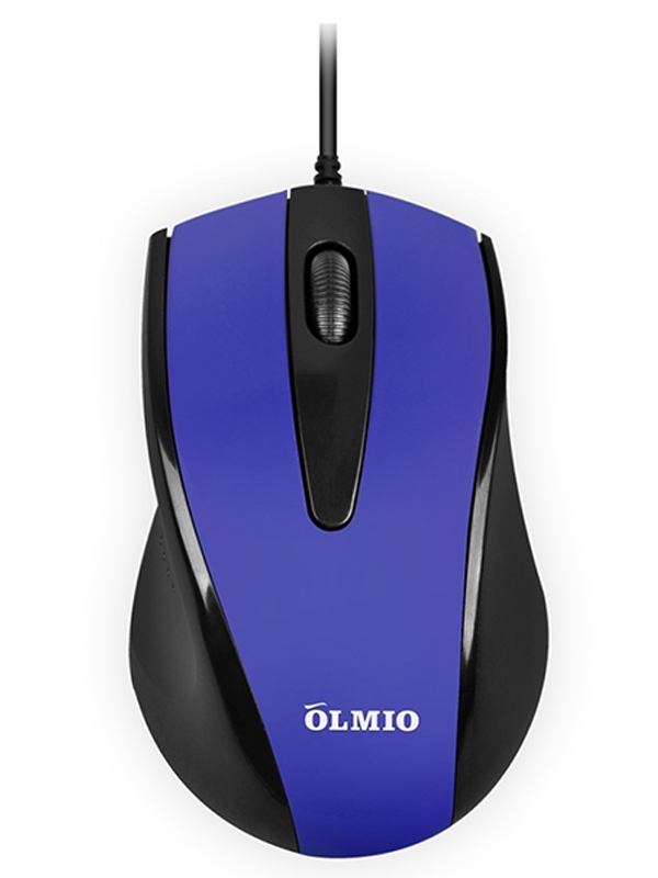

Мышь Olmio CM-07 Black-Blue 43971, CM-07
