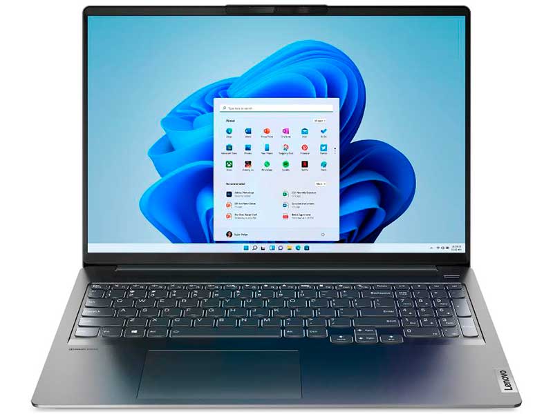 фото Ноутбук lenovo ideapad 5 pro 16ach6 grey 82l500w0ru (amd ryzen 5 5600h 3.3 ghz/16384mb/512gb ssd/nvidia geforce gtx 1650 4096mb/wi-fi/cam/16.0/2880x1800/windows 11)