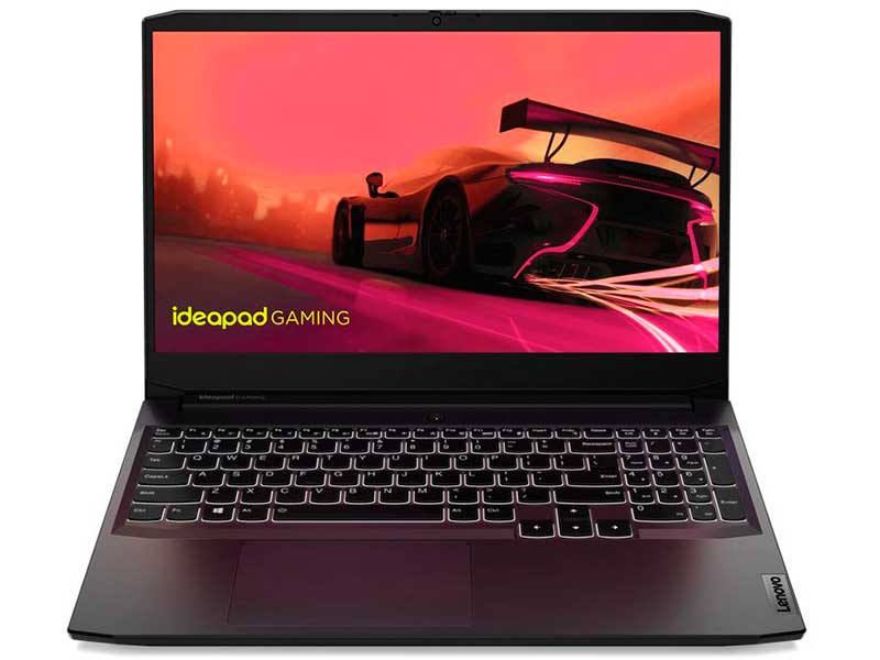 фото Ноутбук lenovo ideapad gaming 3 15ach6 82k2002brk (ryzen 5 5600h 3.3ghz/8192mb/512gb ssd/nvidia geforce rtx 3050 4096mb/wi-fi/cam/15.6/1920x1080/dos)