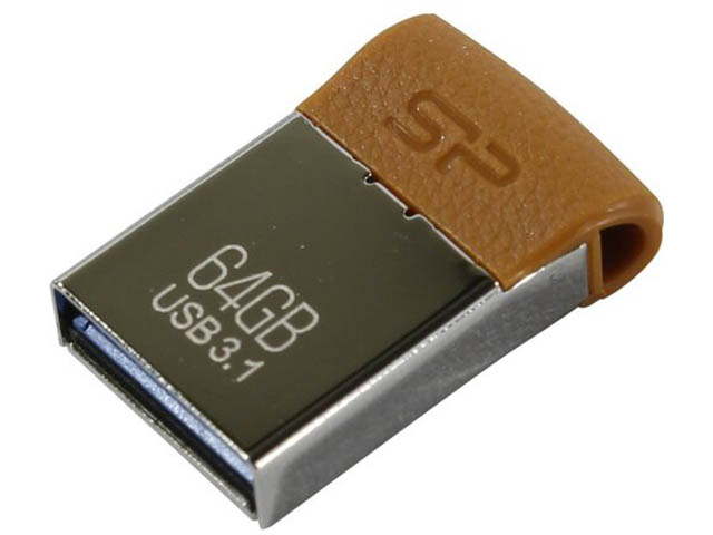 

USB Flash Drive 64Gb - Silicon Power Jewel J35 USB 3.1 Brown SP064GBUF3J35V1E, SP064GBUF3J35V1E