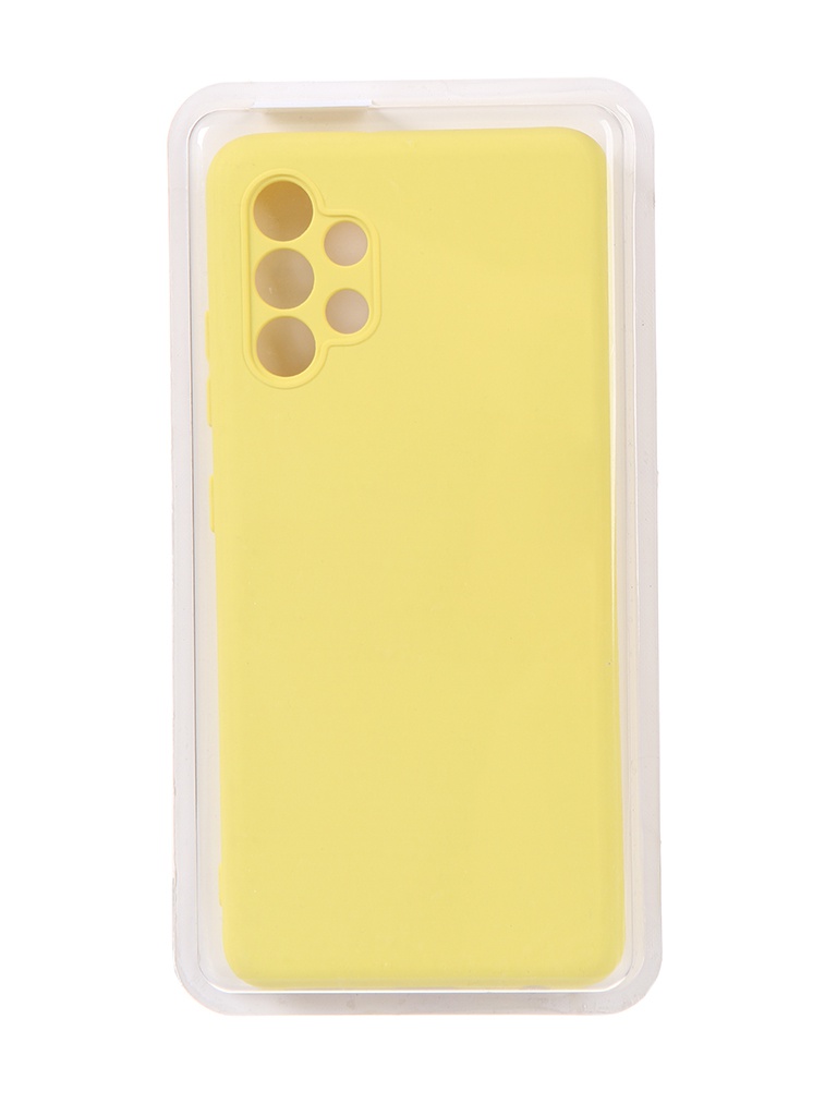 фото Чехол innovation для samsung galaxy a32 soft inside yellow 21465