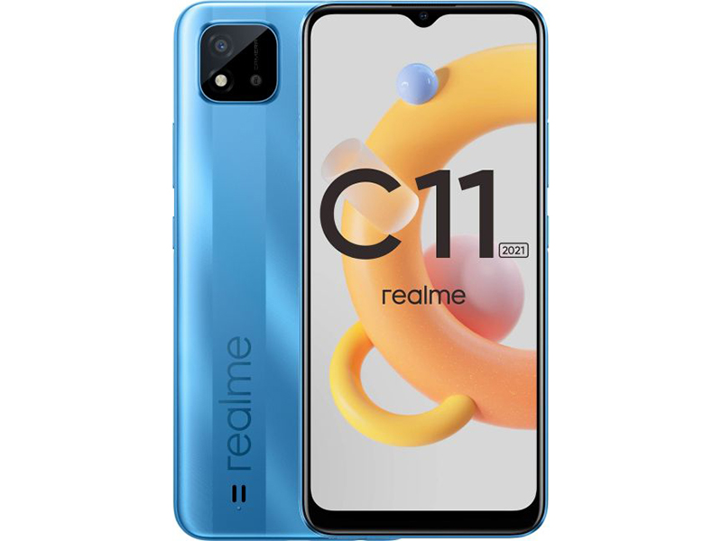 фото Сотовый телефон realme c11 2021 4/64gb lake blue