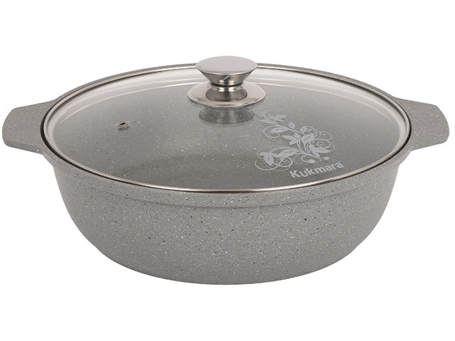 

Кастрюля-жаровня Kukmara Мраморная 3L Silver жмс32а, жмс32а