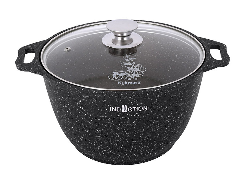 

Кастрюля Kukmara Marble Induction 3L Black кмти32а, кмти32а