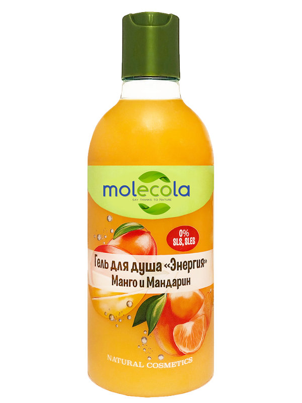 

Гель для душа Molecola Энергия тропическое манго и мандарин 400ml 9448, Энергия тропическое манго и мандарин 9448