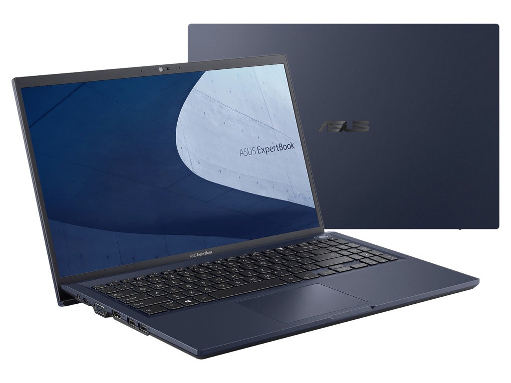 Ноутбук ASUS B1500CEAE-BQ2122R Star Black 90NX0441-M25190 (Intel Core i7-1165G7 2.8 GHz/16384Mb/512Gb SSD/Intel Iris Xe Graphics/Wi-Fi/Bluetooth/Cam/15.6/1920x1080/Windows 10)