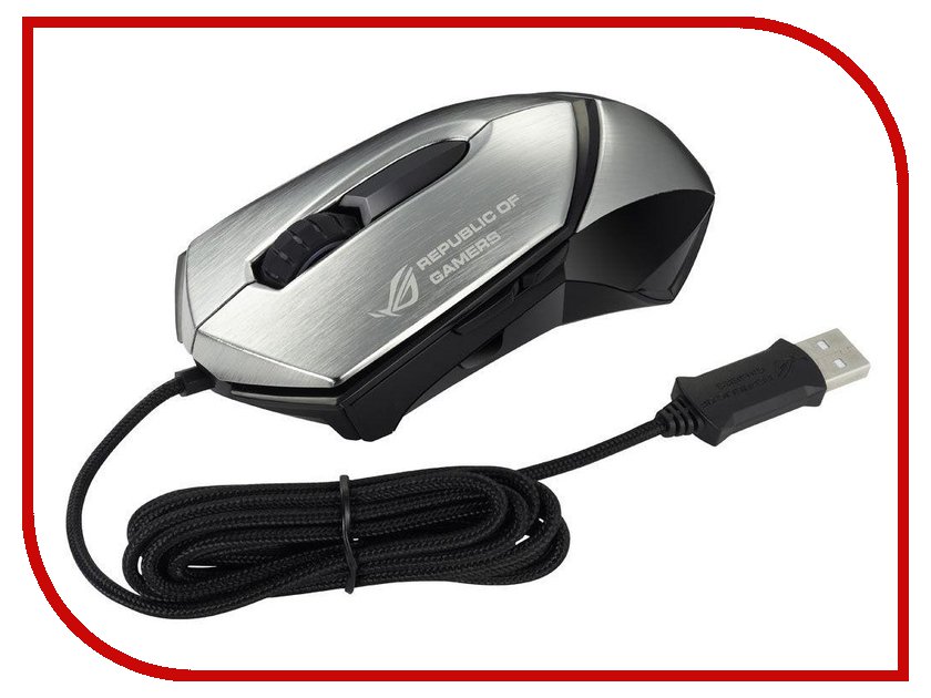 

Мышь ASUS GX1000 Eagle Eye Mouse Silver-Black 90-XB3B00MU00000 / 90-XB3B00MU00040 USB