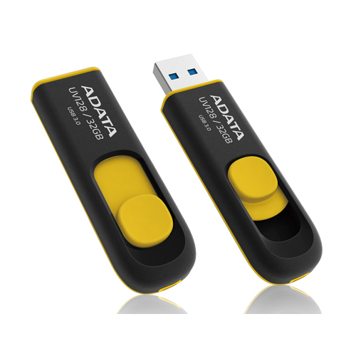 Zakazat.ru: USB Flash Drive 32Gb - A-Data DashDrive UV128 USB 3.0 Yellow AUV128-32G-RBY