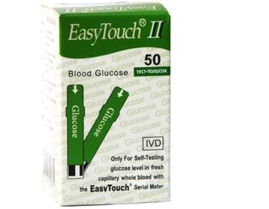 Тест-полоски на глюкозу EasyTouch 50шт