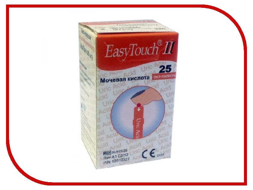 фото Тест-полоски на мочевую кислоту EasyTouch 25шт