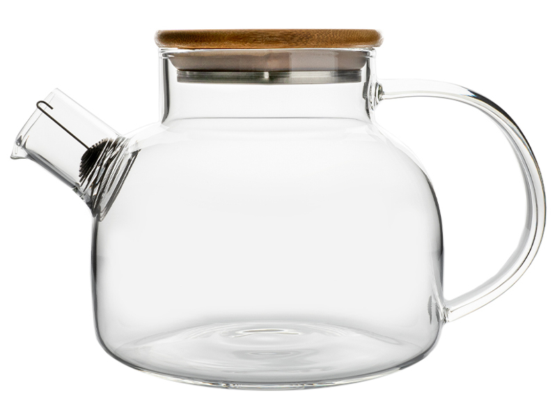   Italco Glass TeaPot 1L