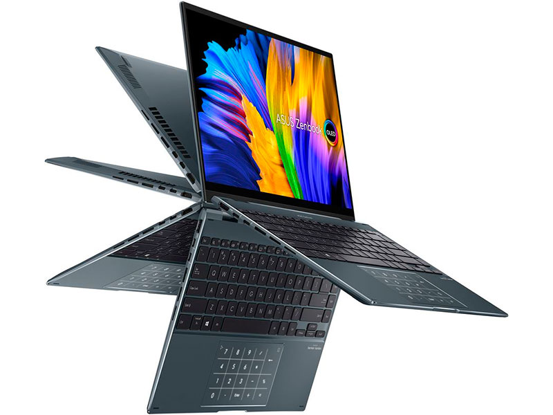 

Ноутбук ASUS Zenbook UP5401EA-KN034T 90NB0V41-M00670 (Intel Core i5 1135G7 2.4Ghz/16384Mb/1000Gb SSD/Intel Iris Xe Graphics/Wi-Fi/Bluetooth/Cam/14/2880x1800/Windows 10 64-bit), 90NB0V41-M00670