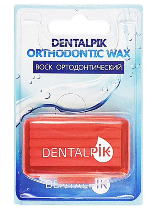 

Воск для брекетов Dentalpik Orthodontic Wax Клубника 05.4186-3, Клубника